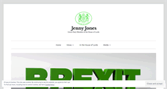 Desktop Screenshot of jennyjones.org